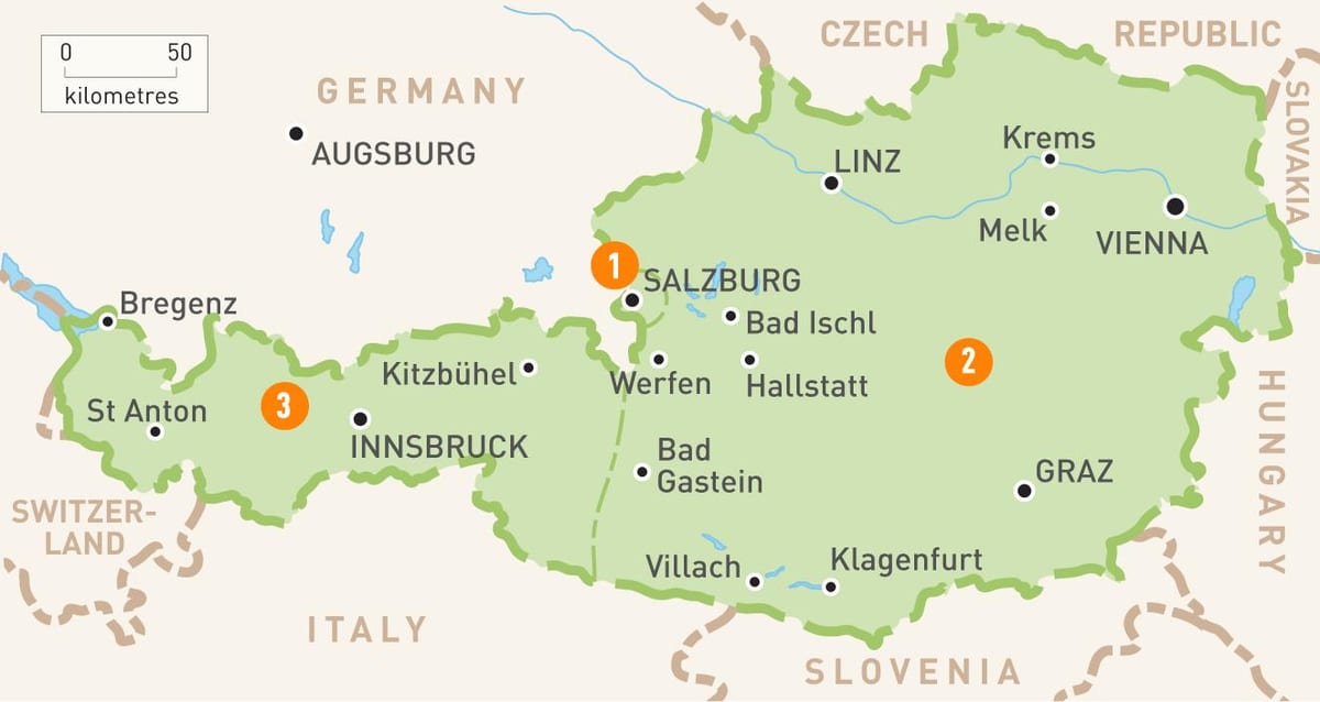 mapa de bregenz, àustria