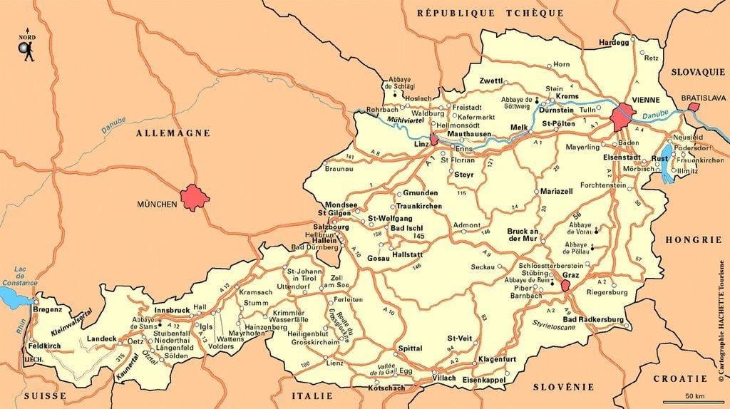 mapa de wien àustria