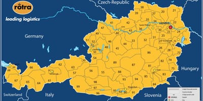 Mapa d'àustria codi postal 