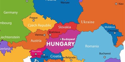 Àustria mapa en el mapa del món