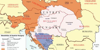 Àustria hongria mapa 1900
