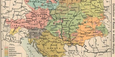 Àustria hongria mapa 1900