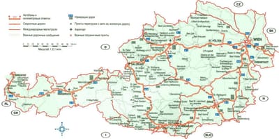 Àustria viatges mapa