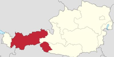 Tirol àustria mapa