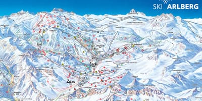 Mapa de arlberg àustria