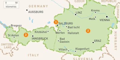 Mapa de bregenz, àustria