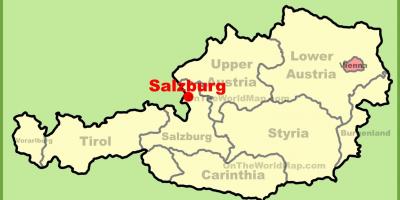 Àustria salzburg mapa