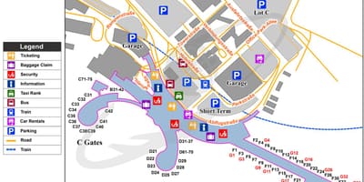 Mapa de viena, àustria aeroport