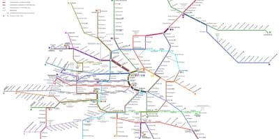 Viena, àustria metro mapa