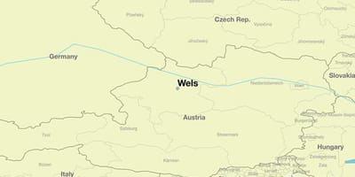 Mapa de wels àustria